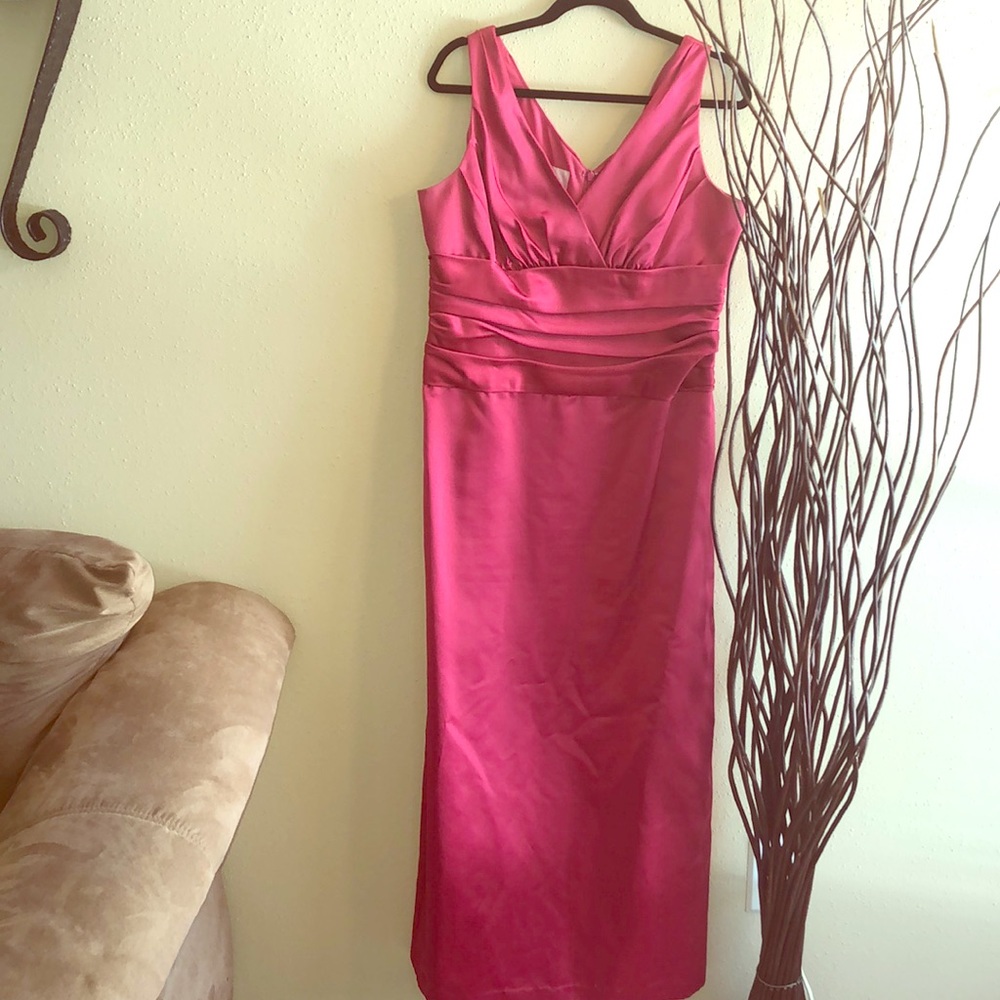 Watermelon colored dress